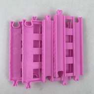 Children's Train Pink Track Accessories Assembly Straight Track Cake Decoration Ornaments