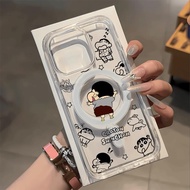 Suitable for Dancing Crayon Shin-chan Magnetic Case iPhone Phone Case Applies iPhone 16 Pro Max/15/1