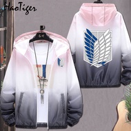 Spot Goods naruto cosplay genshin cosplay demon slayer cosplay Attack on Titan Freedom Wing Anime Derivative Clothes Men and Women Teenagers Sun Protection Jacket Casual Jacket