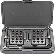 Fowler 52-439-032-0 Premium Ground 1-2-3 Block Set, 1" W x 2" L x 3" H with 23 Holes