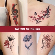 [พร้อมส่ง] TATTOO-Q211-856 แทททูสติ๊กเกอร์ 1 ชุด มี 10 ลาย  สไตล์เกาหลี tattoo sticker สติ๊กเกอร์ แทททูมินิมอล แทททู แทททูรอยสัก tattoo
