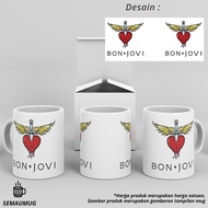 Cốc Arctic Monkeys Oasis Bon Jovi Linkin Park Ban nhạc Quà tặng Ly in tùy chỉnh Semaumug