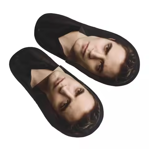 Custom Edward Cullen The Twilight Saga House Slippers Women Soft Memory Foam Shoes Cozy Warm Anti-sk