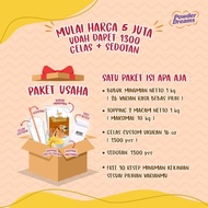 PAKET USAHA USAHA MINUMAN KEKINIAN MODAL 5 JT ANEKA RASA BOBA RED