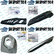 Benelli SM SPORT 110 R Original Exhaust Muffler Protector Cover Front Middle Rear Decorative Plate S