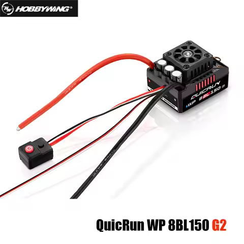 Hobbywing QuicRun WP 8BL150 G2 3-6S Waterproof Brushless Sensorless ESC 150A Speed Controller for 1/