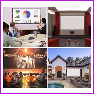 Projection Screen 30/133 inch 16:9 HD Foldable Portable Movies Screen Home Theater