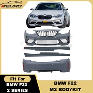BMW F22 Bodykit M2 M2C Front Bumper Side Skirt Rear Bumper Diffuser Fit For 2 Series 220i 2014-2016