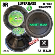 Subwoofer 3R 15 Inch RA-15 SUB Max 1200 Watt Professional Sound