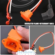 FAYSHOW2 Battery Connector Plug E-bike Electric Vehicle Accessories for 48V with 12AWG Cable