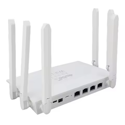 WiFi6 Wireless Router 300Mbps 6 Antennae 4G LTE Wireless Internet Router with SIM Card Slot EU Plug 