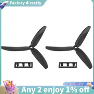 E7-1 pair 5030 3-Blades Direct Drive Propeller Prop CW/CCW for RC Airplane Aircraft (Black)