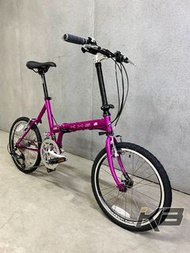 (紫色現貨) 台灣 KHS F20-JJ 摺車 單車 (16波) 紫色 406 folding bike