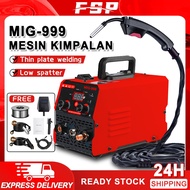 MIG-999 Gasless Inverter Welder Portable DC Arc Welder MIG/MMA/TIG 3 in 1 Welder With Digital Displa