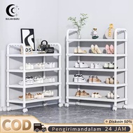 Shoe Rack 4-tier Shoe Rack portable sandal Rack Multipurpose sandal Rack 4-tier 4-tier plastic sanda