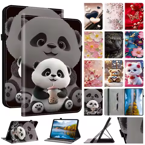 Leather Case For Realme Pad 2 11.5 Pad Mini 8.7 Stand Cover OPPO Pad SE Air 10.36 Realme Pad 10.4 X 