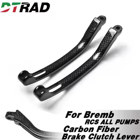 Carbon Fiber Brake Clutch Semi-Radial Master Folding Lever For Brem RCS ALL RCS17 RCS19 Motorcycle H