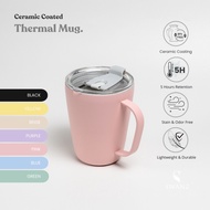 [SPECIAL OFFER] SWANZ Revo Mug 450ml - Insulated Ceramic Coating Coffee Thermal Cup, Stainless Steel
