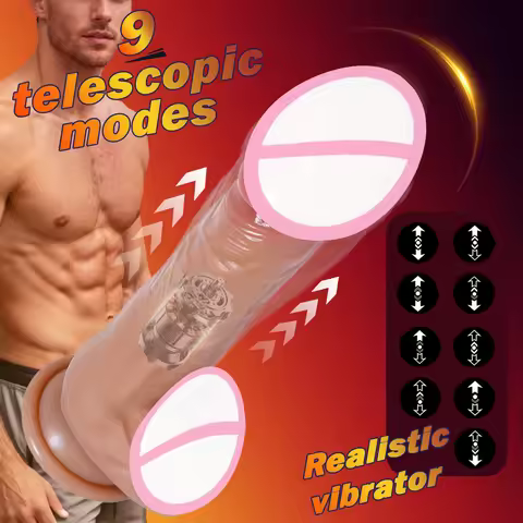 Thrusting Vibrator for G Spot Anal Stimulation Remote Control Vibrator with Thrusting & Vibration Mo