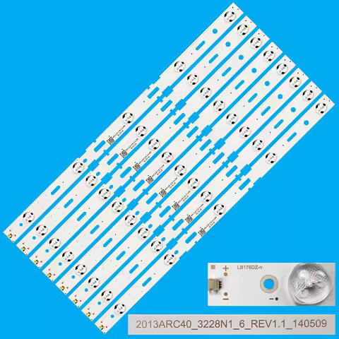 New 8pcs 428MM LED Backlight 5leds For Samsung 40 inch TV 40-LB-M520 40VLE4421BF 2013ARC40 40VLE6520
