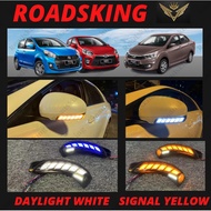 [ 2PCS ] PERODUA MYVI LAGI BEST ICON AXIA BEZZA 2016~2022 SIDE MIRROR V2 RUNNING LED SIGNAL LIGHT