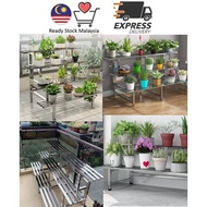Stainless Steel Flower rack Cactus Succulent Pot Stand Rack / Pasu Rak Bunga