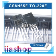 5pcs CS8N65F TO-220F CS8N65FA9H 8N65F 8N65 TO220F 8A/650V N-channel MOSFET Transistor new originalji