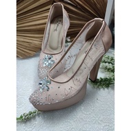 Quinara rosegold shoes 12cm high