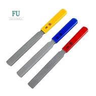 3 Pieces Conical Guitar Nut File Nut Slot File Set Double Edge Wire File Metal+Plastic