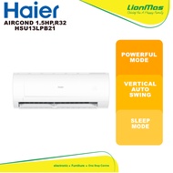 HAIER AIRCOND 1.5HP,R32,NON INV HAI-HSU13LPB21