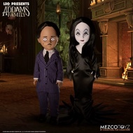 MEZCO LDD The Addams Family Gomez and Mortisia 10-inch Action Figures