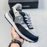 ARMANI EXCHANGEAE Men's AX Mesh Stitching Thick-Soled Sports Casual Shoes High Quality