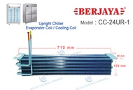 BERJAYA Cooling Coil - CC24UR-1 Evaporator Coil Blower-Refrigerator Chiller Freezer -Peti Sejuk Spare Parts