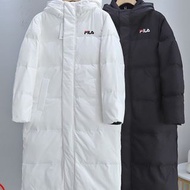 韓國預訂 2色選 fila 刺繡logo款 長身羽絨外套