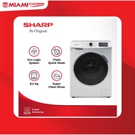 SHARP ES-FL1083W / ESFL1083W 8.5 Kg Front Loading Series