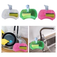 [szluzhen3gv] Soap Dispenser and Sponge Multipurpose 1L Large Capacity Easy to Fill Kitchen Soap Dis