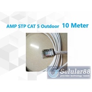 AMP STP Cat5 Outdoor Cable 10m LAN Cable 10 Meters 24AWG POE Connector