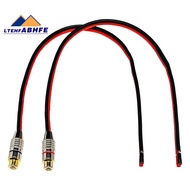 Speaker Wire 14 AWG with Phono  Female Jack, 2 Channels