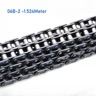 1.524Meter Short Pitch Roller Chain Industrial Transmission Chain 06B-2