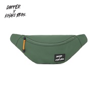 Dapper X Khaki Bros. กระเป๋าคาดอก Belt Bag สีเขียว