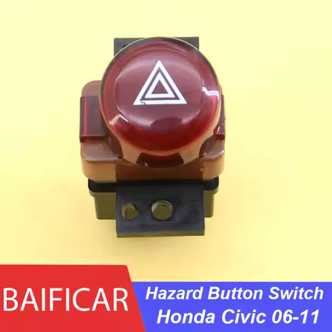 Baificar Second Hand Dashboard FD1 FD2 Type R Emergency Hazard Button Switch 35510-SNA-003 For Honda