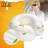 【Intimate mom】 Natural Latex Travel Neck Pillow for Airplane U shaped Pillow Orthopedic Pillow Kussens Oreiller Almohada Cervical Poduszkap