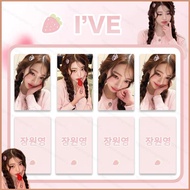 4PCS/Set IVE Wonyoung LOMO Card Jang Wonyoung Postcards Collection Stars Peripheral