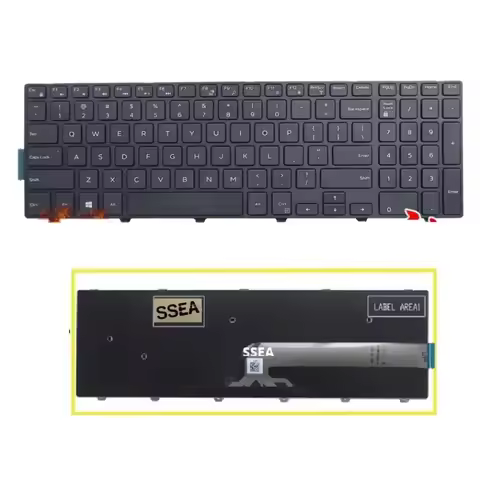 New US Keyboard For Dell Inspiron 17 5000 Series 17-5748 17-5749 17-5759 5748 5749 5759