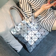 Issey Miyake The same Japanese bag for women new fashion geometric rhombus bag six-lattice shoulder handbag tote bag