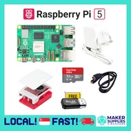 Raspberry Pi 5 Official RPI Kit Set Bundle Single Board Computer 4GB 8GB 16GB RAM 4 8 16 GB RP1 Case