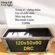 Thùng Xốp Gắn Kính Dài 1m2 - Cao 60.Có lọc hoặc ko lọc. Hồ Xốp Chất Lượng Cao.