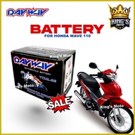 ♚ ◈ ㍿ ORIGINAL DAYWAY BATTERY YTX4L-BS FOR HONDA WAVE 110 AND SMASH