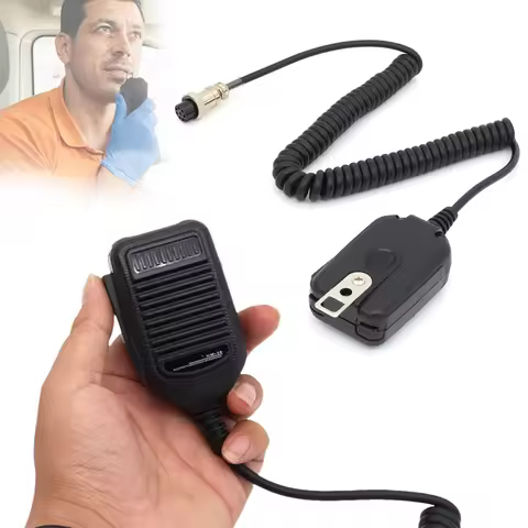 1 PC HM-36 Hand Speaker Mic Microphone 8 Pin Microphone Replacement for ICOM IC-718 IC-78 IC-765 IC-
