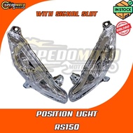 POSITION LIGHT UNIT HONDA RS150 V1-V2 WITH SIGNAL SLOT LAMPU DADA RS150 V1-V2 ADA SLOT SIGNAL